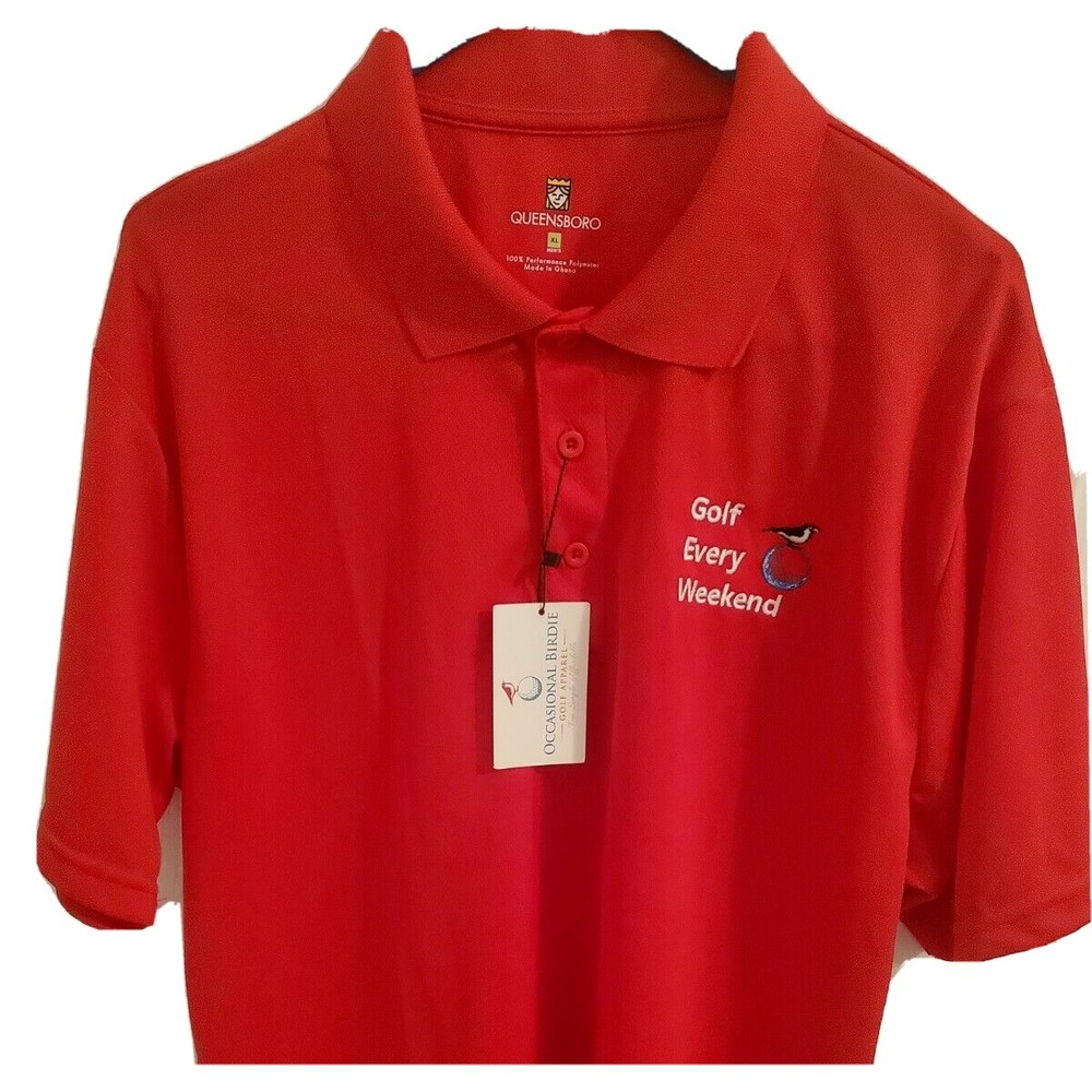 Queensboro Golf Every Weekend "Occasional Birdie" Polo Shirt